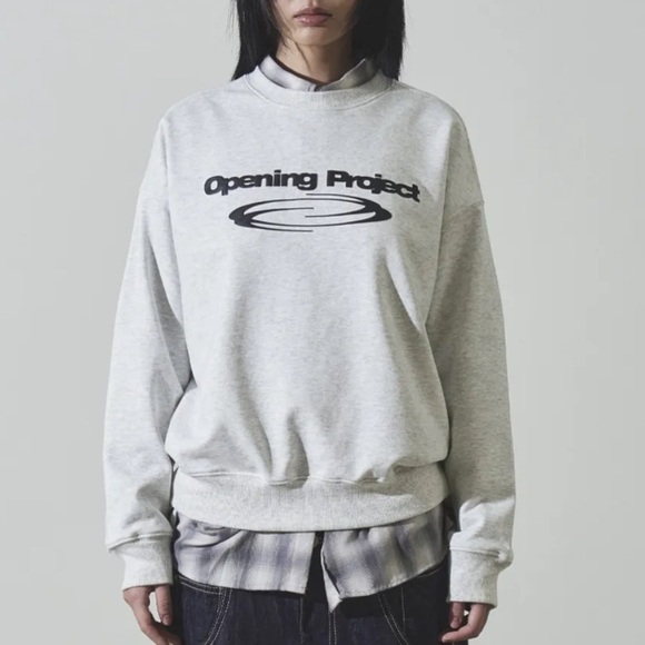 Opening Project Gray Crewneck Sweatshirt Size Small - Picture 1 of 5